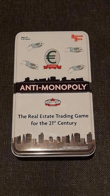 Gezelschapsspel anti-monopoly, reis-editie nieuw! beschikbaar voor biedingen
