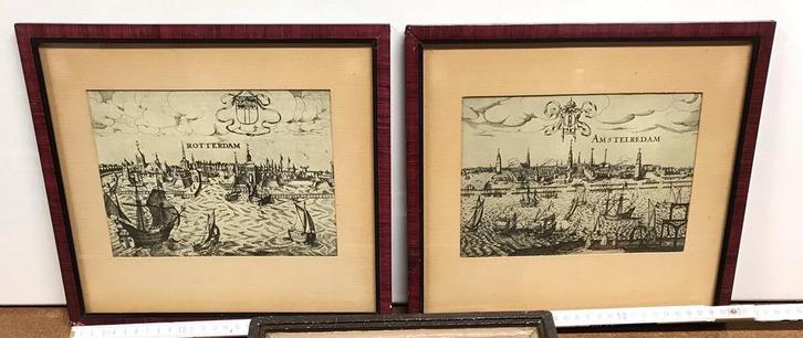 Tekeningen, kaders tegels historische toeristische plaatsen, Huis en Inrichting, Woonaccessoires | Schilderijen, Tekeningen en Foto's