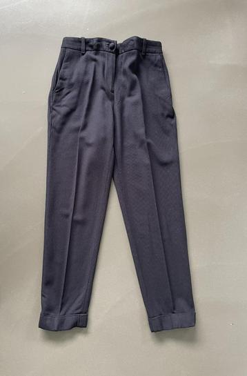 Blauw geklede broek van MASSIMO DUTTI maat S beschikbaar voor biedingen
