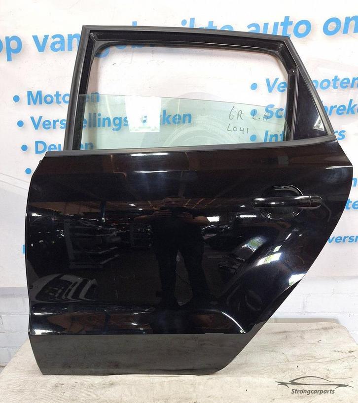 Deur Portier VW Polo 6R 6C links achter L041 in goede staat, Auto-onderdelen, Carrosserie, Deur, Volkswagen, Gebruikt, Ophalen of Verzenden