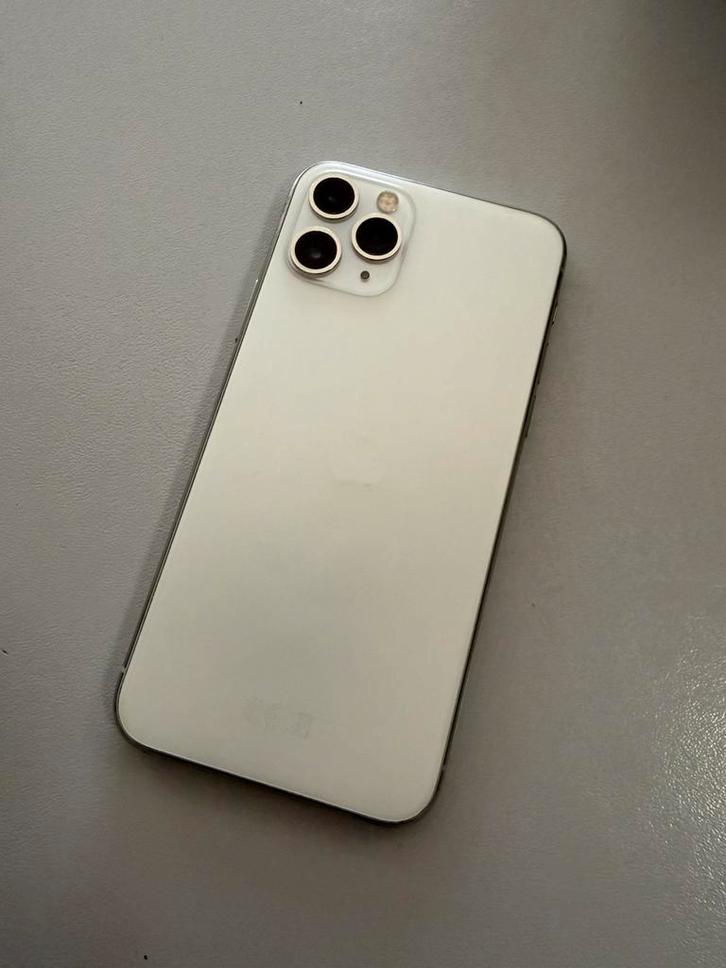 iPhone 11 Pro 64GB, white, Telecommunicatie, Mobiele telefoons | Apple iPhone, Gebruikt, 64 GB, Zonder abonnement, Zonder simlock