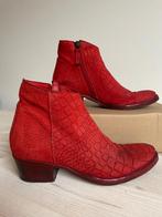 Enkellaarsjes in rood leder maat 37 merk Hundred100, Kleding | Dames, Schoenen, Lage of Enkellaarzen, Hundred100, Ophalen of Verzenden