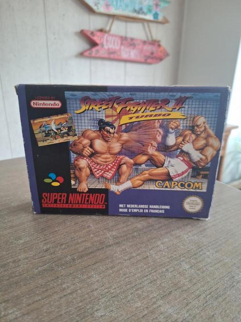 Street Fighter II Turbo – SNES, Games en Spelcomputers, Spelcomputers | Nintendo Super NES, Zo goed als nieuw, Ophalen of Verzenden