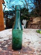 Oude vintage bierfles EM Quint Oplinter, Verzamelen, Biermerken, Ophalen of Verzenden