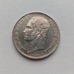 Prachtige 5 frank 1851 Leopold premier, Zilver, Ophalen of Verzenden, Losse munt, Zilver
