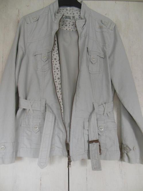 Veste Neuve CECIL Taille XL, Kleding | Dames, Jassen | Zomer, Nieuw, Maat 46/48 (XL) of groter, Grijs, Ophalen of Verzenden
