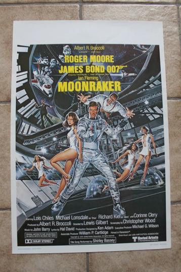 filmaffiche James Bond Moonraker 1979 filmposter beschikbaar voor biedingen