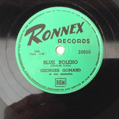 78T-plaat: George Gomand & Gebroeders Decap 1957, Cd's en Dvd's, Vinyl | Nederlandstalig, Gebruikt, Overige genres, 10 inch, Ophalen of Verzenden