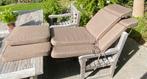 2 kussens voor deckchairs in beige, Tuin en Terras, Ophalen, Zo goed als nieuw