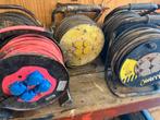 Verlengkabels haspels 40m en 50m, Ophalen, Gebruikt, Kabel of Snoer