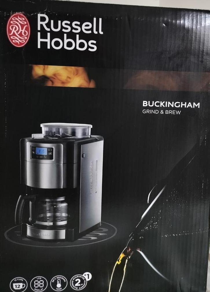 Russel Hobbs Buckingham Coffee Maker, Elektronische apparatuur, Koffiezetapparaten, Nieuw, Gemalen koffie, Combi, 10 kopjes of meer