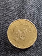 50 eurocent 2008 cyprus zeldzame munt, Timbres & Monnaies, Chypre, Enlèvement ou Envoi, Monnaie en vrac, Or