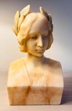 Marmeren buste (getekend), Antiek en Kunst, Ophalen