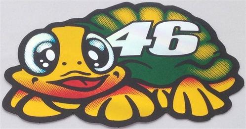 Valentino Rossi, The Doctor, 46 metallic sticker #21, Motoren, Accessoires | Stickers, Verzenden