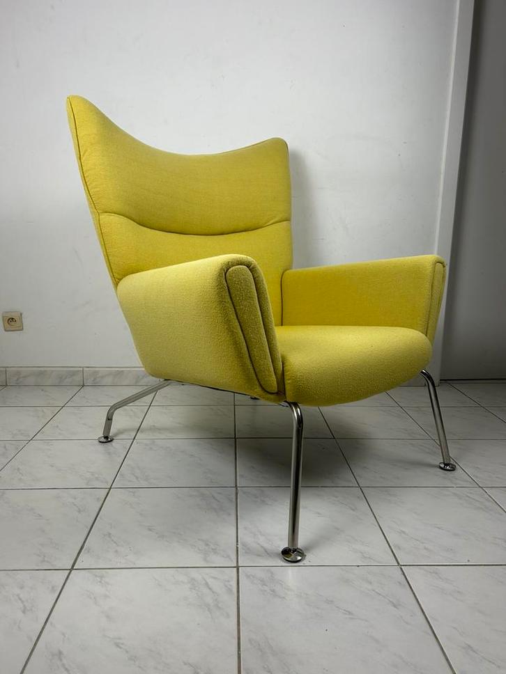 Retro fauteuil Diiiz design Yang lounge stoel, Huis en Inrichting, Fauteuils, Gebruikt, Stof, 75 tot 100 cm, 75 tot 100 cm, Ophalen