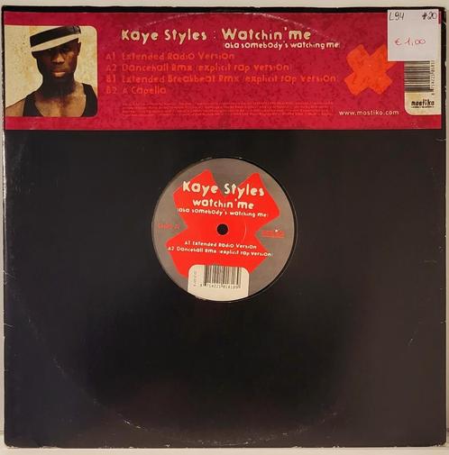 KAYE STYLES - Watchin' Me, CD & DVD, Vinyles | R&B & Soul, Comme neuf, R&B, 2000 à nos jours, 12 pouces, Enlèvement