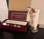 Beeldje golfer plus golfballen, Enlèvement ou Envoi, Comme neuf, Humain