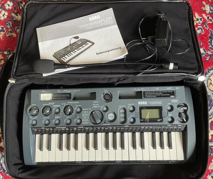 Korg microsampler + gator case, Muziek en Instrumenten, Samplers, Zo goed als nieuw, Ophalen