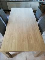 tafel en 4 stoelen, Huis en Inrichting, Tafels | Eettafels, Ophalen, Gebruikt, Modern, Rechthoekig