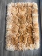 Handgemaakte goudbruine alpaca tapijt - 100% alpacawol, 50 tot 100 cm, Nieuw, Rechthoekig, 50 tot 100 cm