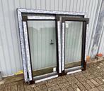 Dubbele PVC raam Bruin, Doe-het-zelf en Bouw, Ophalen