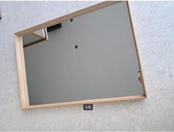 Spiegel houten kader, Huis en Inrichting, Woonaccessoires | Spiegels, Ophalen