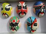 Masques de théâtre miniatures de style Kabuki, Antiquités & Art, Art | Art non-occidental, Enlèvement ou Envoi
