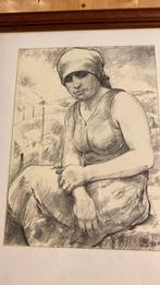 Lithographie Armand Rassenfosse, Antiek en Kunst, Ophalen of Verzenden