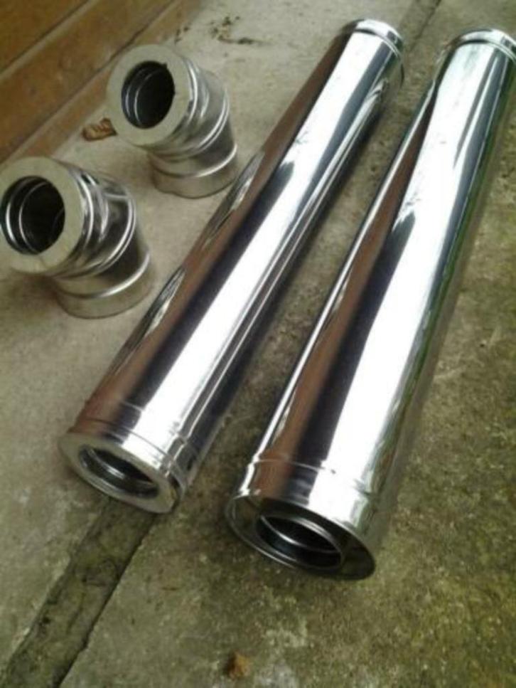 Buizen en steunen van roestvrij staal, Doe-het-zelf en Bouw, Ventilatie en Afzuiging, Nieuw, Ophalen