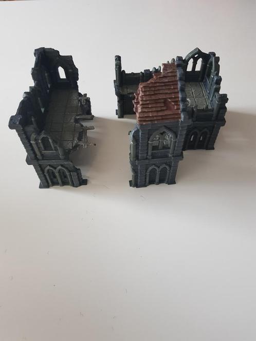 tabletop wargaming scenery building 28mm afgewerkt, Hobby en Vrije tijd, Wargaming, Zo goed als nieuw, Historisch, Accessoires