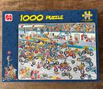 Jan Van Haasteren 1000stuks Motorrace, Hobby en Vrije tijd, Denksport en Puzzels, Ophalen, 500 t/m 1500 stukjes, Zo goed als nieuw