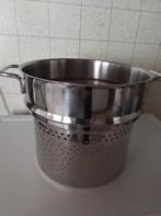 Demeyere Pasta-inzet 24 cm, Huis en Inrichting, Keuken | Potten en Pannen, Ophalen, Inox, Overige typen, Zo goed als nieuw