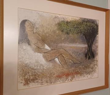 Gust Smet, Groot origineel werk, 75 x 95 cm beschikbaar voor biedingen