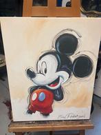 Toile signée Robinson Disney Mickey, Antiquités & Art, Art | Peinture | Abstraite