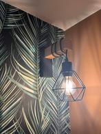Wandlamp, Huis en Inrichting, Ophalen, Zo goed als nieuw, Hout, Industrieel