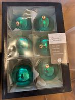 Kerstballen echt glas Van Uytsel groen, Ophalen, Nieuw