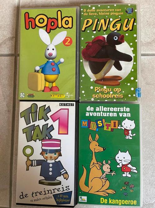 VHS cassettes kinderprogramma’s, CD & DVD, VHS | Enfants & Jeunesse, Utilisé, Enlèvement ou Envoi