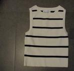 Topje, maat XXS, Kleding | Dames, Topjes, Wit, Zonder mouw, Maat 34 (XS) of kleiner, Gedragen