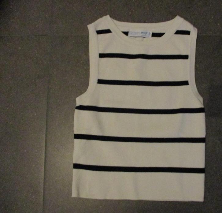 Topje, maat XXS, Kleding | Dames, Topjes, Gedragen, Maat 34 (XS) of kleiner, Wit, Zonder mouw, Verzenden