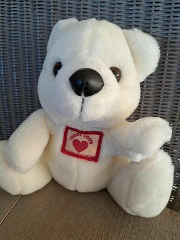 Wit beertje (ong 20 cm) Nieuw beschikbaar voor biedingen