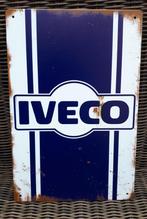 Metalen IVECO vintage look wandplaat - 30x20cm, Verzamelen, Nieuw, Reclamebord, Ophalen of Verzenden