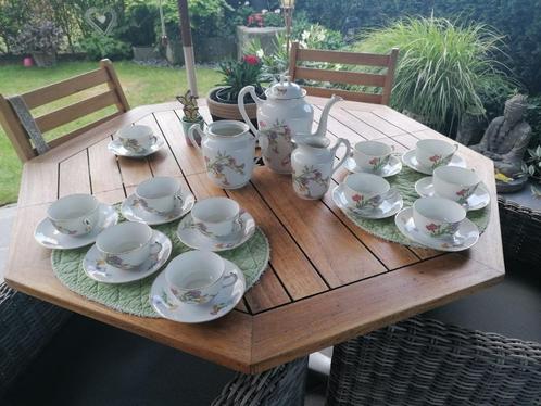 Limoges porseleinen koffieset, Antiek en Kunst, Antiek | Servies compleet, Ophalen
