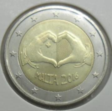 2 euro herdenking Malta „love” 2016. UNC ! beschikbaar voor biedingen