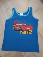Blauw onderhemdje cars Disney Bliksem McQueen maat 116 / 122, Ophalen of Verzenden, Zo goed als nieuw
