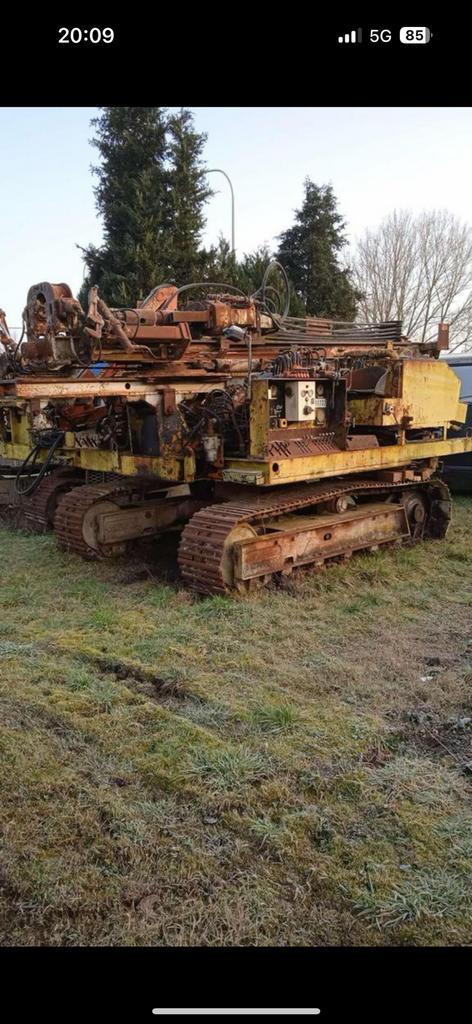 Drillboor met hydraulische hamer, Zakelijke goederen, Machines en Bouw | Kranen en Graafmachines, Graafmachine, Ophalen