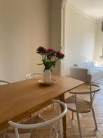 Verstelbare houten tafel, Ophalen, Gebruikt, 200 cm of meer, 50 tot 100 cm
