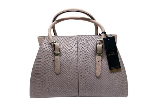 Stijlvolle lederen handtas – Marco Venezia, Handtassen en Accessoires, Tassen | Damestassen, Nieuw, Handtas, Roze, Ophalen of Verzenden