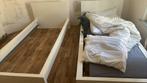 2 witte ikea bedden te koop 90/200, Ophalen