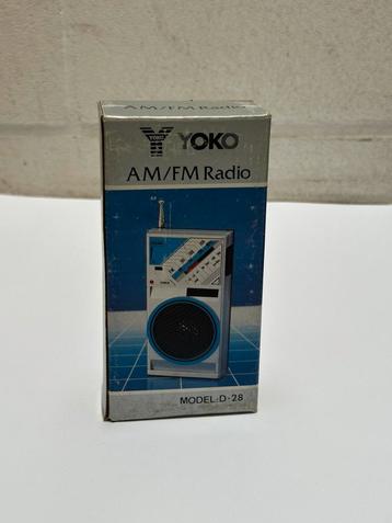 Radio AM/FM portable Vintage Yoko, Enlèvement ou Envoi, Comme neuf, Radio