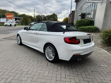 Bmw 220d m-pack cabrio 2016 FULL OPTION 28000km beschikbaar voor biedingen